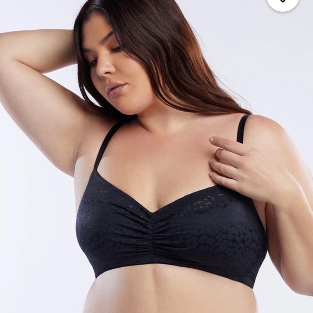 SavagexFenty black leopard print bralette